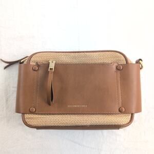 Pacomartinez Travel Bag Chestnut Rafia Woven